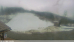 Dolní část sjezdovky