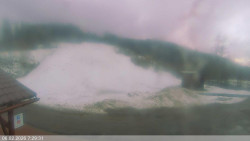 Dolní část sjezdovky