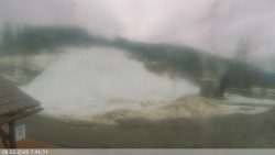 Dolní část sjezdovky