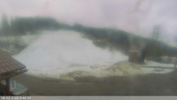 Dolní část sjezdovky