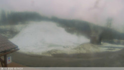 Dolní část sjezdovky