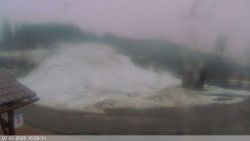 Dolní část sjezdovky