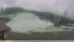 Dolní část sjezdovky