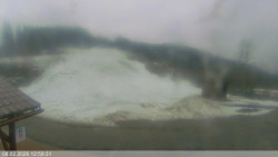 Dolní část sjezdovky