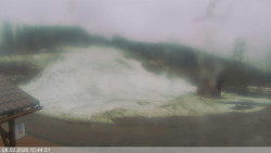 Dolní část sjezdovky