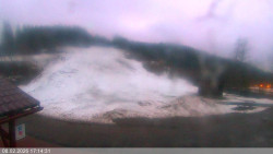 Dolní část sjezdovky