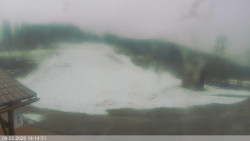 Dolní část sjezdovky