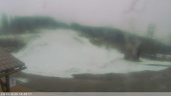 Dolní část sjezdovky