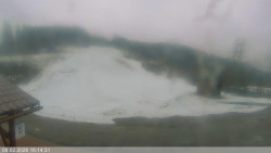 Dolní část sjezdovky