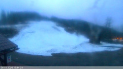 Dolní část sjezdovky