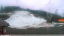 Dolní část sjezdovky