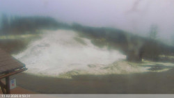 Dolní část sjezdovky