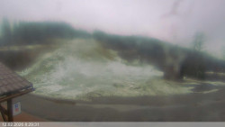 Dolní část sjezdovky