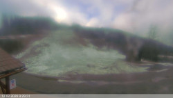 Dolní část sjezdovky