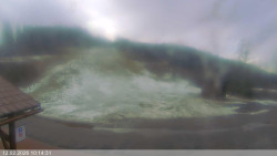 Dolní část sjezdovky