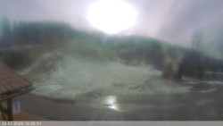 Dolní část sjezdovky