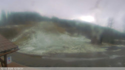 Dolní část sjezdovky