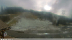 Dolní část sjezdovky