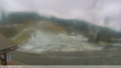 Dolní část sjezdovky