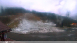 Dolní část sjezdovky