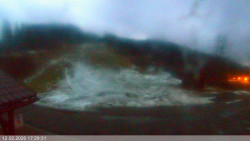 Dolní část sjezdovky