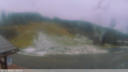 Dolní část sjezdovky