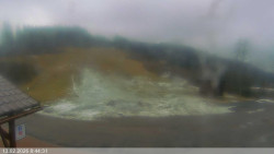 Dolní část sjezdovky