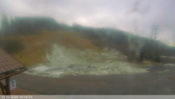 Dolní část sjezdovky