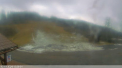 Dolní část sjezdovky