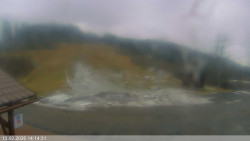 Dolní část sjezdovky