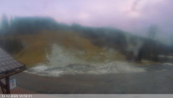 Dolní část sjezdovky