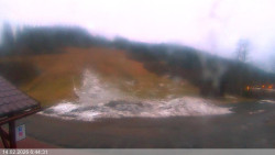 Dolní část sjezdovky