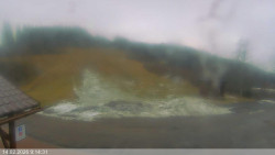 Dolní část sjezdovky