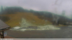 Dolní část sjezdovky