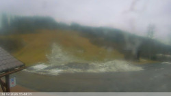 Dolní část sjezdovky