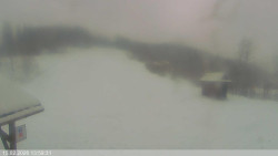 Dolní část sjezdovky