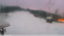 Dolní část sjezdovky