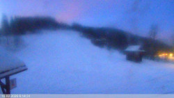 Dolní část sjezdovky