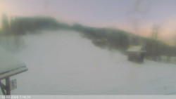 Dolní část sjezdovky