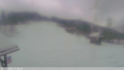 Dolní část sjezdovky