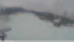 Dolní část sjezdovky