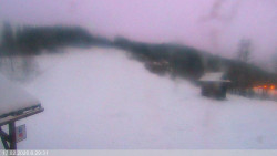 Dolní část sjezdovky