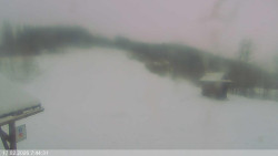 Dolní část sjezdovky