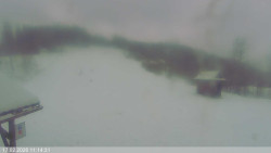 Dolní část sjezdovky