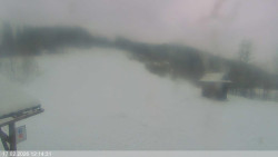 Dolní část sjezdovky