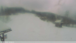 Dolní část sjezdovky