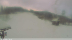 Dolní část sjezdovky