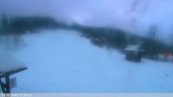 Dolní část sjezdovky