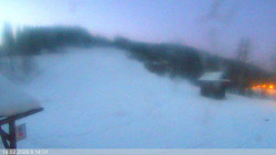 Dolní část sjezdovky