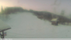 Dolní část sjezdovky